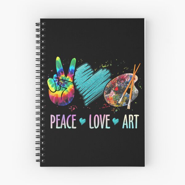 Item preview, Peace Love Art Painting Palette Art Teacher designed and sold by CherylCGarrison.