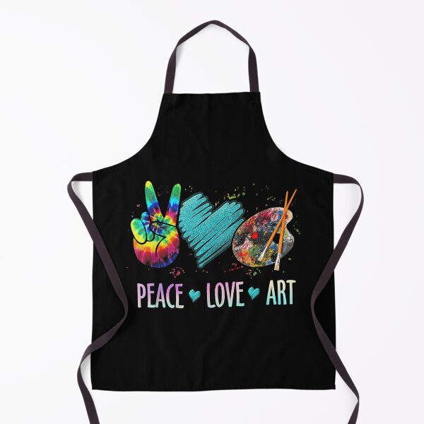 Item preview, Peace Love Art Painting Palette Art Teacher designed and sold by CherylCGarrison.