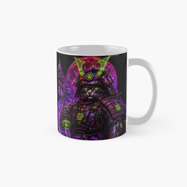 Item preview, Cyber Neko Shogun – Neon Honor designed and sold by Neon Riot Studio.