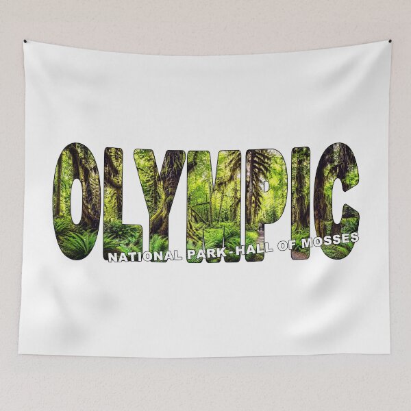 Item preview, OLYMPIC National Park Hall of Mosses - Washington State Forks USA designed and sold by Adam Gormley.