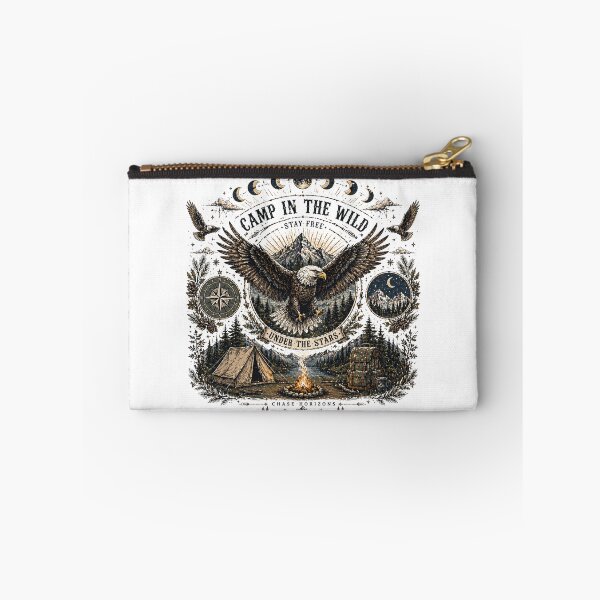 Item preview, Camp In The Wild Majestic Eagle Vintage Poster  designed and sold by Skyrocketz.
