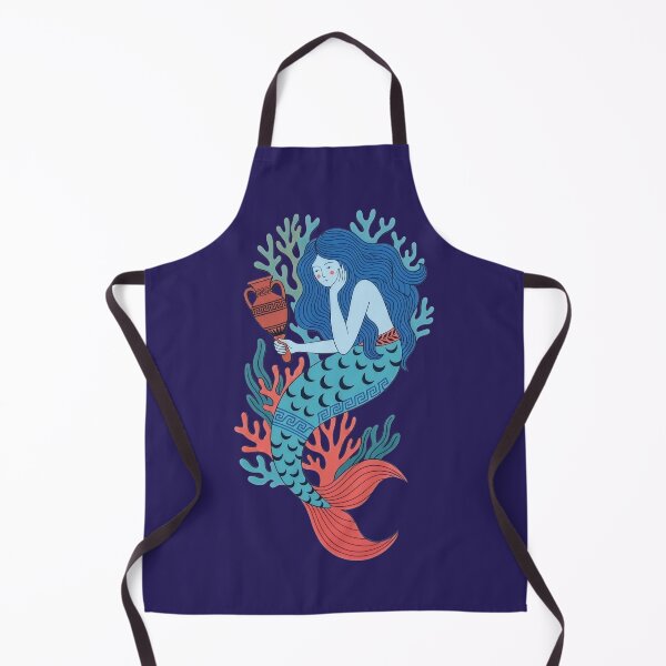Item preview, Greek Mythology Mermaid Amphora Vase designed and sold by capricedefille.