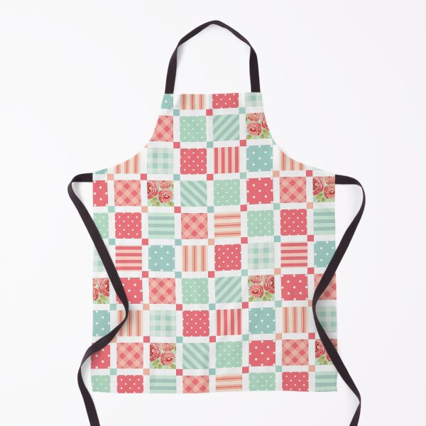 Item preview, Floral, Stripe and Spots on Pink Red Square Pattern designed and sold by TeeGeeTees.
