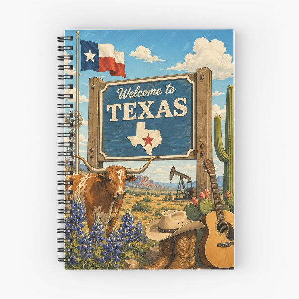 Artikelvorschau, Willkommen in Texas – Vintage-Reiseposter entworfen und verkauft von LuluLeb.