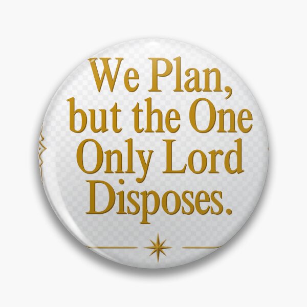Item preview, Minimalist Islamic Wisdom Quote T-Shirt - We Plan but the Lord Disposes designed and sold by SakinahArt.