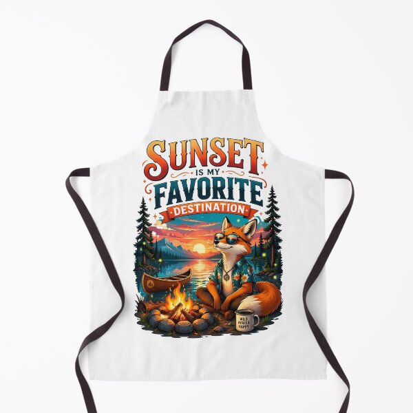Item preview, Sunset Is My Favorite Destination Fox designed and sold by Sovereign Supply Co..