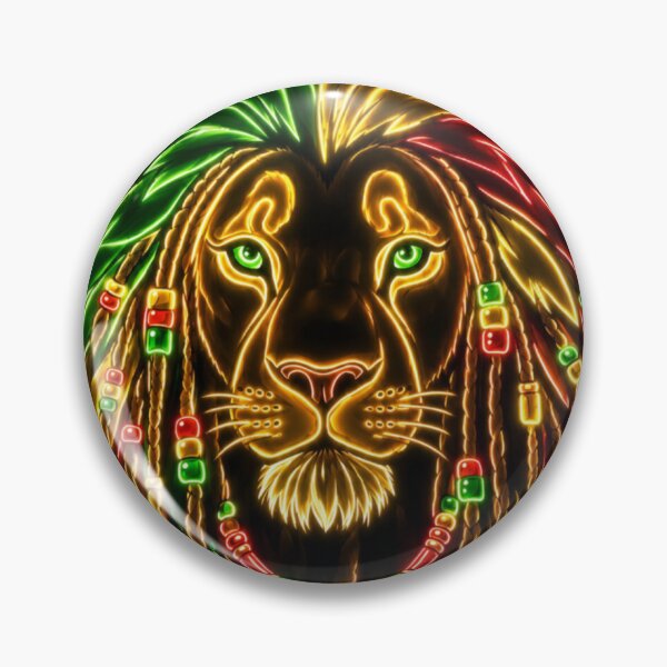 Item preview, Neon Rasta Lion designed and sold by vilvilart.