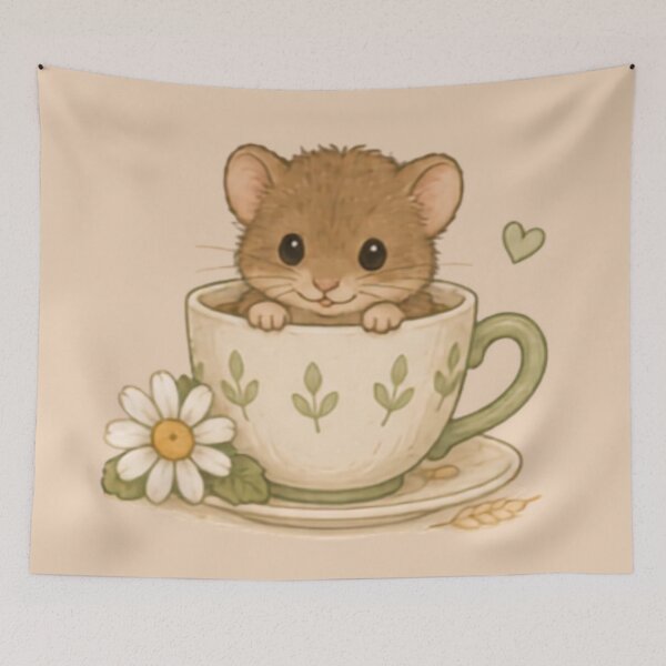 Item preview, Teacup Harvest Mouse designed and sold by MellowMunchkins.