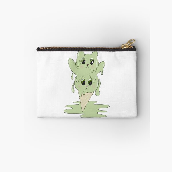Item preview, But First Matcha Cute Green Ice Cream Cat Cone Art designed and sold by Artisticallyles.
