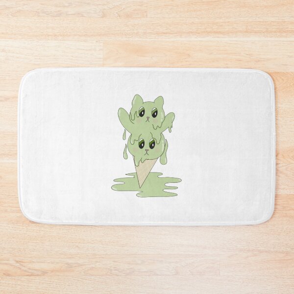 Item preview, But First Matcha Cute Green Ice Cream Cat Cone Art designed and sold by Artisticallyles.