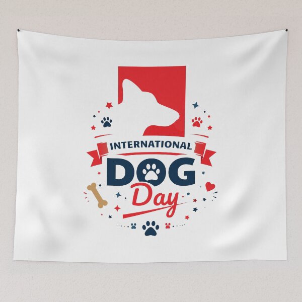 Item preview, International Dog Day Celebration designed and sold by OlyvieArt.