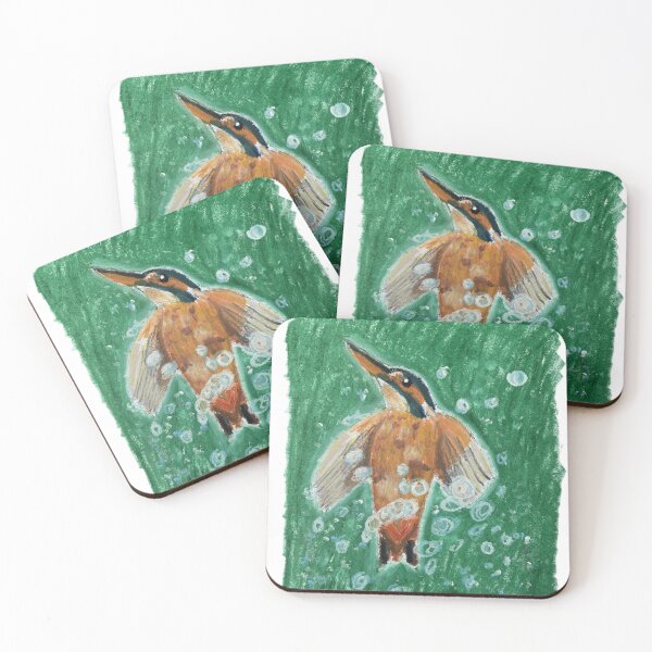 Item preview, Kingfisher designed and sold by woodland-towers.
