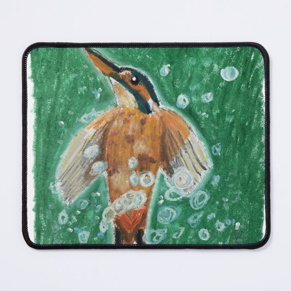 Item preview, Kingfisher designed and sold by woodland-towers.