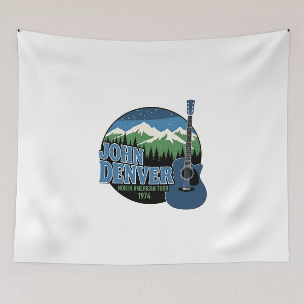 Item preview, John Denver North American Tour 1974 Landscape Acoustic Guitar designed and sold by Trantranpeter.