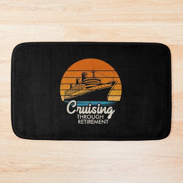 Item preview, Cruising Through Retirement - Funny Retirement Cruising Ship Lover Gift designed and sold by keviacevarya.