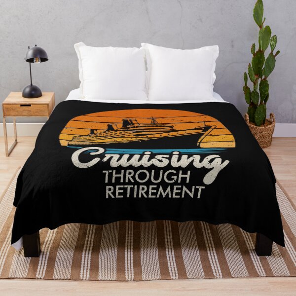 Item preview, Cruising Through Retirement - Funny Retirement Cruising Ship Lover Gift designed and sold by keviacevarya.