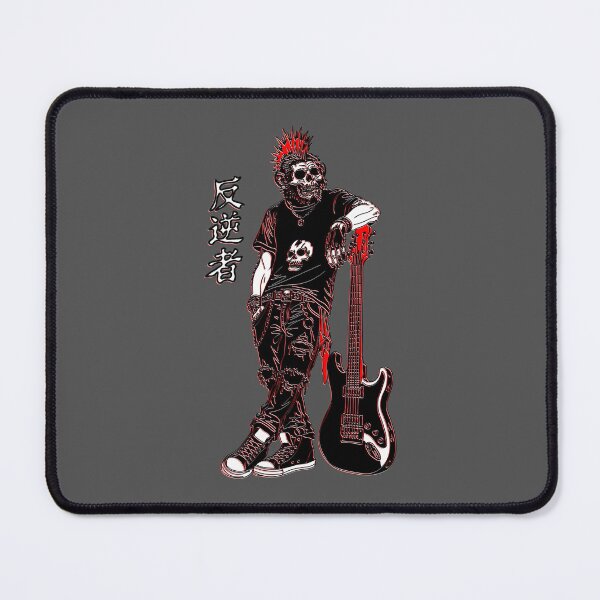 Item preview, Punk Skull Monkey with Electric Guitar – Urban Rock Graphic designed and sold by 4rpixs.