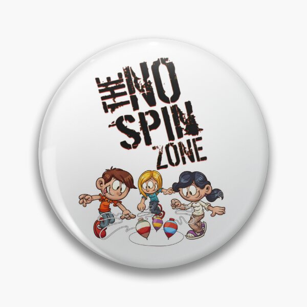 Item preview, No Spin Zone | Funny Spinning Top Retro Kids Design designed and sold by Jen.Lou.