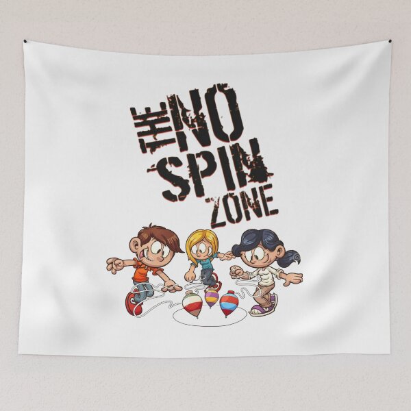 Item preview, No Spin Zone | Funny Spinning Top Retro Kids Design designed and sold by Jen.Lou.