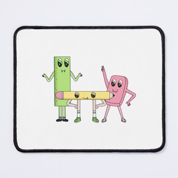 Item preview, Stationery Buds Cute Pencil Ruler Eraser Cartoon Design designed and sold by Artisticallyles.