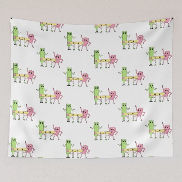 Item preview, Stationery Buds Cute Pencil Ruler Eraser Cartoon Design designed and sold by Artisticallyles.