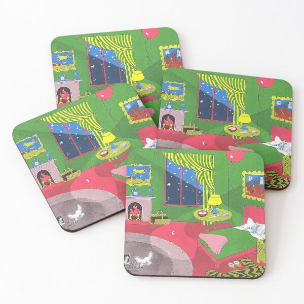 Item preview, Colorful Retro Bedroom Night designed and sold by angelinesan.