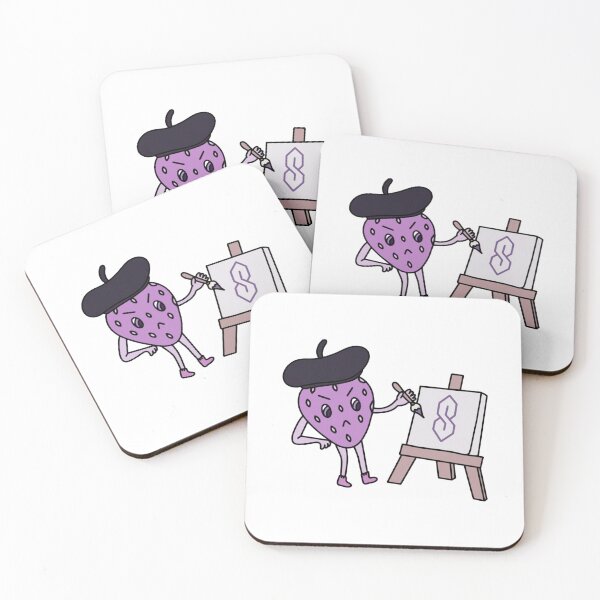 Item preview, S Is For Starving Artist Cute Purple Berry Painting Art designed and sold by Artisticallyles.