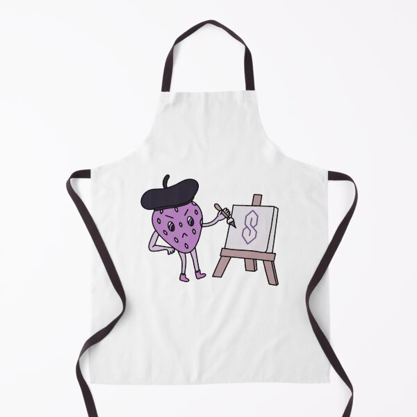Item preview, S Is For Starving Artist Cute Purple Berry Painting Art designed and sold by Artisticallyles.