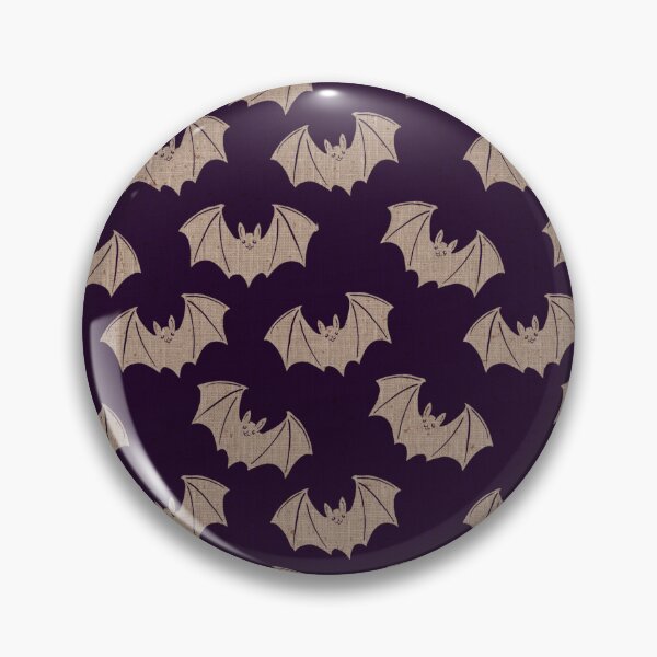 Item preview, Gothic Folk Bat Halloween Midnight Black Pattern Design designed and sold by DColourMuse.