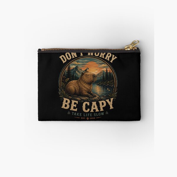 Item preview, Dont Worry Be Capy Vintage Capybara National Park Nature Shirt designed and sold by Masloshop.