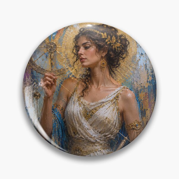 Item preview, Ancient Greek mythology Lachesis painting designed and sold by GalleryKauffeld.