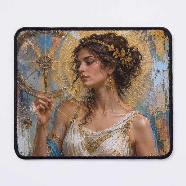 Item preview, Ancient Greek mythology Lachesis painting designed and sold by GalleryKauffeld.