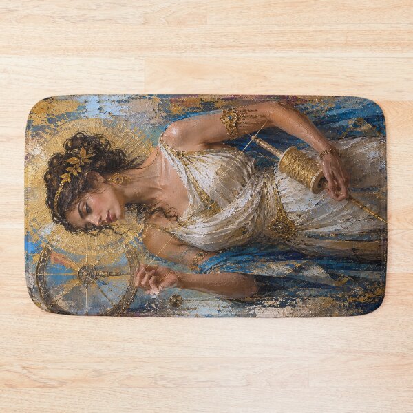 Item preview, Ancient Greek mythology Lachesis painting designed and sold by GalleryKauffeld.