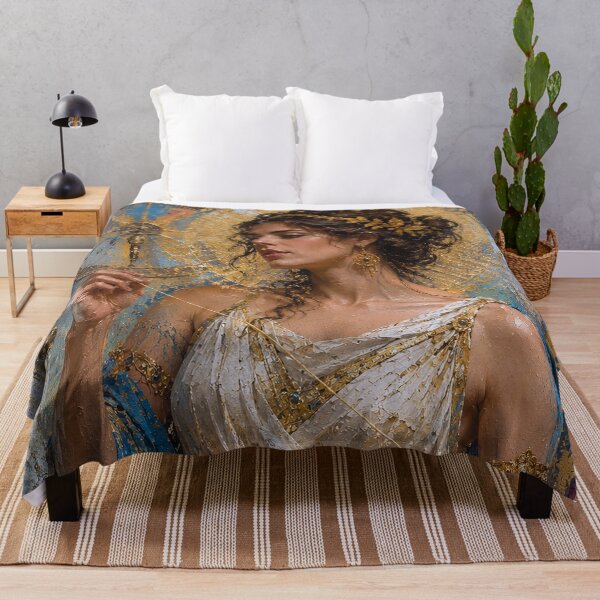 Item preview, Ancient Greek mythology Lachesis painting designed and sold by GalleryKauffeld.