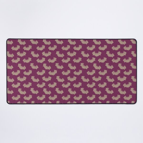 Item preview, Gothic Folk Bat Halloween Magenta Berry Pattern Design designed and sold by DColourMuse.