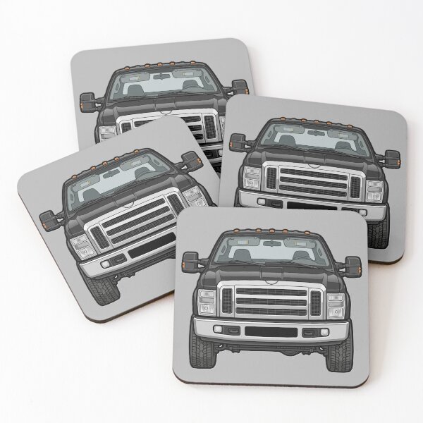Item preview, Black Heavy Duty American Pickup Truck Illustration designed and sold by Late Theory.