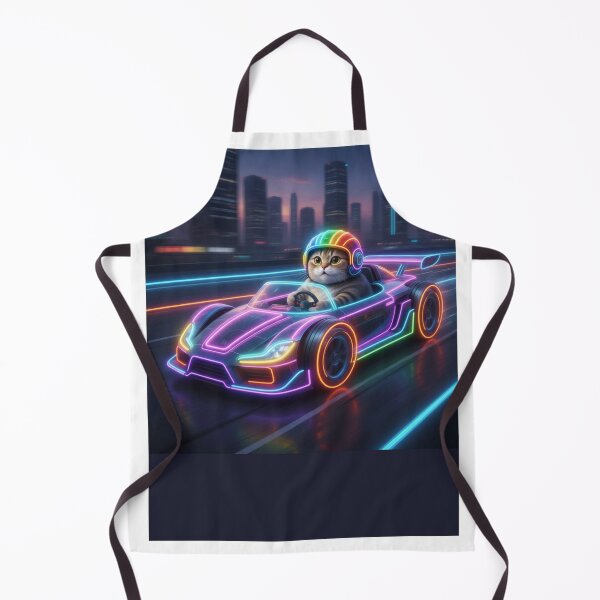 Item preview, Neon Speed Demon- Cyberpunk Racing Car Art designed and sold by Mattigiov.