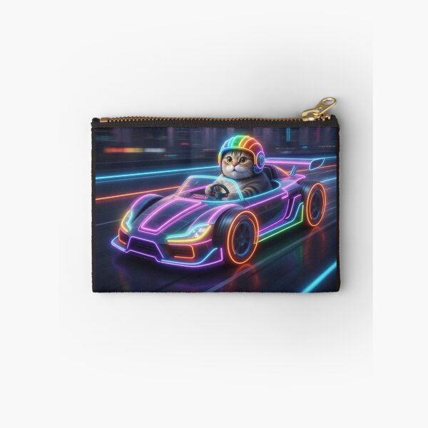 Item preview, Neon Speed Demon- Cyberpunk Racing Car Art designed and sold by Mattigiov.