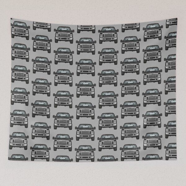 Item preview, Black Heavy Duty American Pickup Truck Illustration designed and sold by Late Theory.