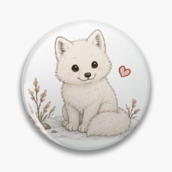 Item preview, Snowy Friend Cute Arctic Fox designed and sold by MellowMunchkins.