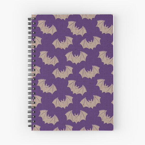 Item preview, Gothic Folk Bat Halloween Royal Purple Pattern Design designed and sold by DColourMuse.