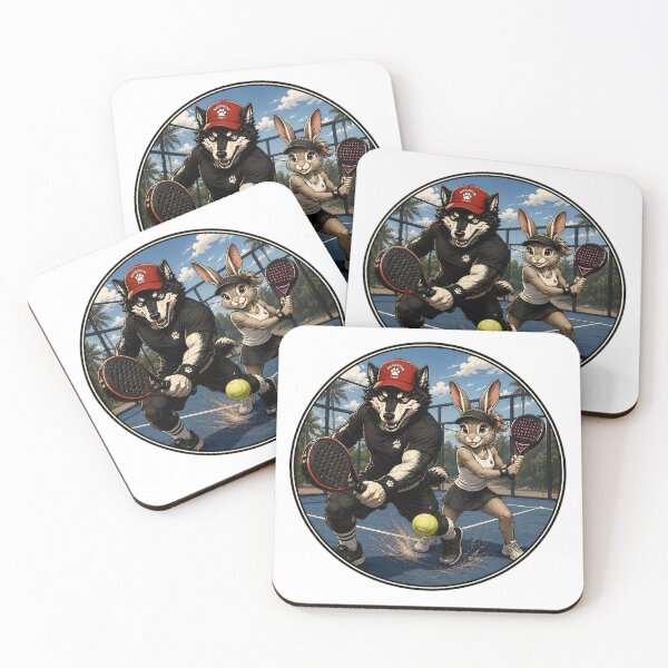 Item preview, Wolf and Bunny Court Partners designed and sold by Mangurrian Shop.