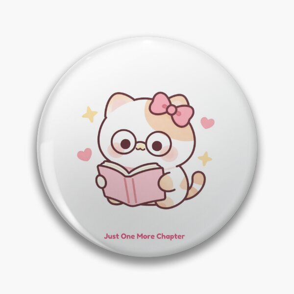 Item preview, Cute Cat Reading Book T-Shirt | Just One More Chapter Cat Lover Tee, Kawaii Bookworm Kitten Shirt, Pastel Aesthetic Bookish Gift designed and sold by Good Day Design.