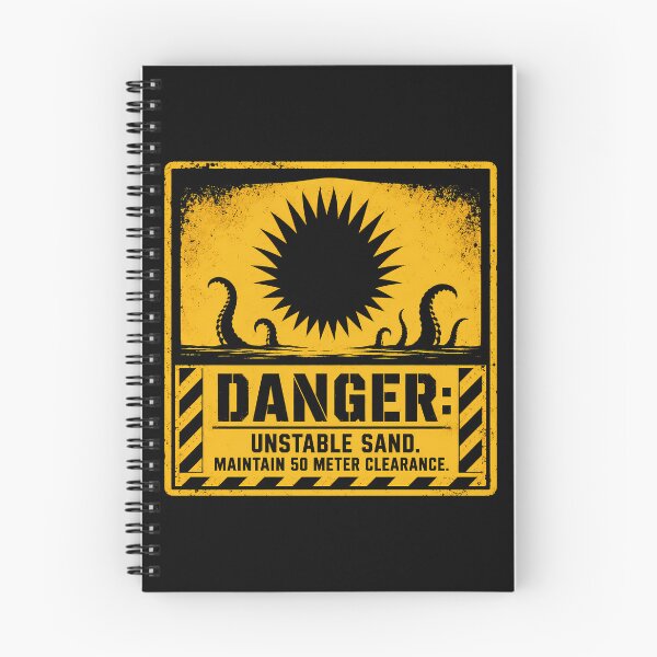 Item preview, Unstable Sand Warning designed and sold by agearb.
