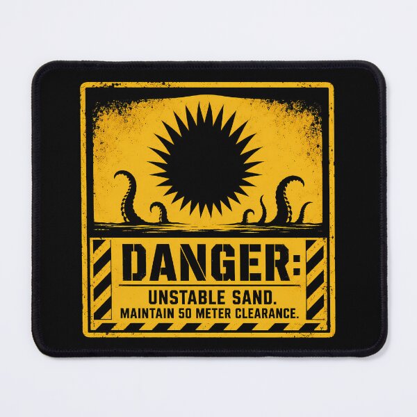 Item preview, Unstable Sand Warning designed and sold by agearb.
