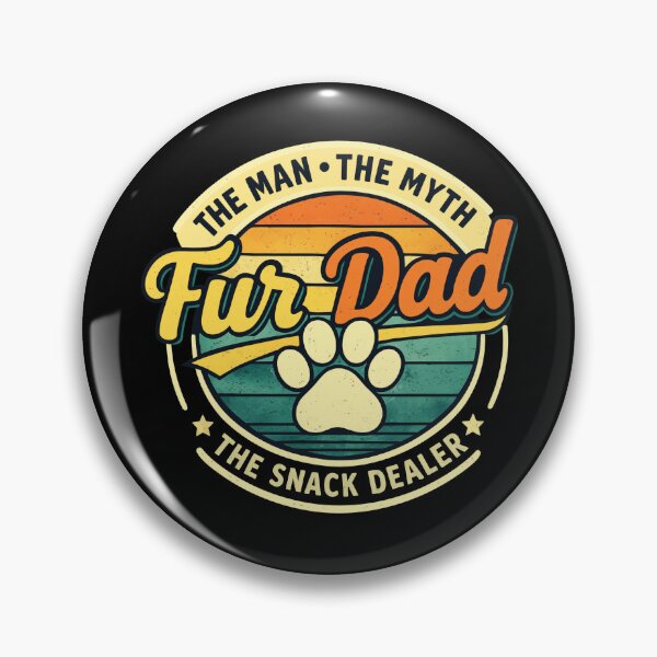 Item preview, Funny Fur Dad Myth Snack Dealer for Cat & Dog Lovers - Father's Day Gift designed and sold by OlyvieArt.