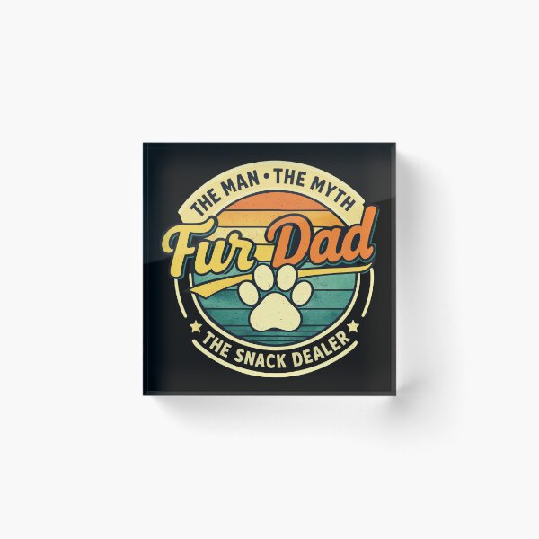 Item preview, Funny Fur Dad Myth Snack Dealer for Cat & Dog Lovers - Father's Day Gift designed and sold by OlyvieArt.