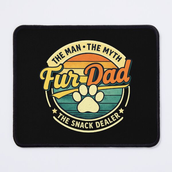 Item preview, Funny Fur Dad Myth Snack Dealer for Cat & Dog Lovers - Father's Day Gift designed and sold by OlyvieArt.