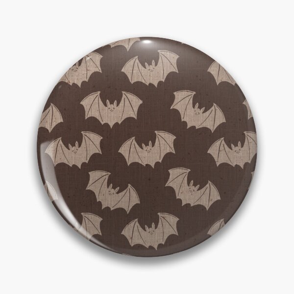 Item preview, Gothic Folk Bat Halloween Rustic Brown Pattern Design designed and sold by DColourMuse.