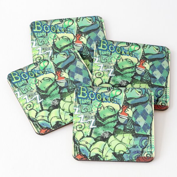 Item preview, Squirm Bookworm Indie Cartoon Caterpillar designed and sold by TalonMerrick.